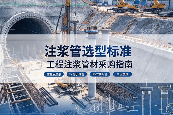 青云谱注浆管选型标准